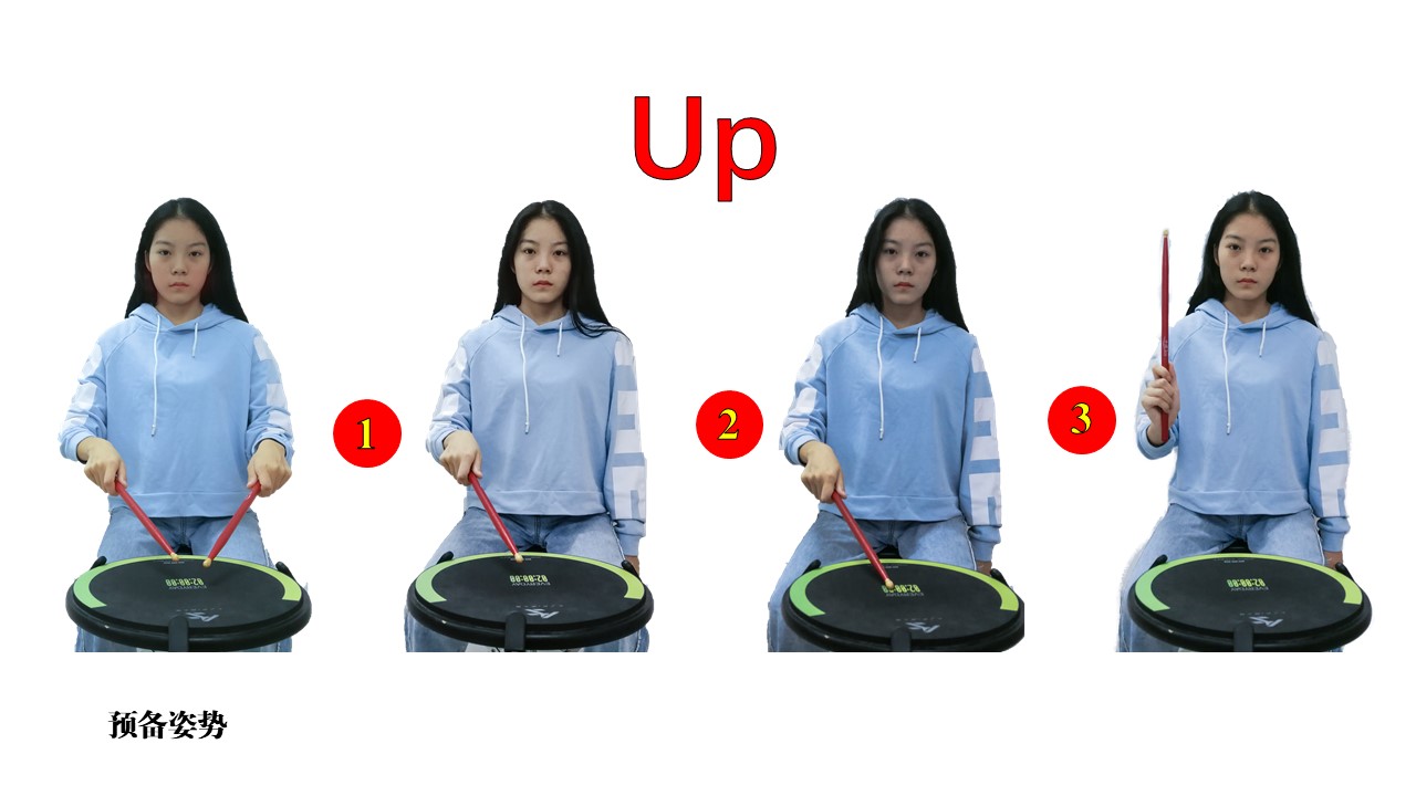 架子鼓的四种击打动作,架子鼓基础打击40式