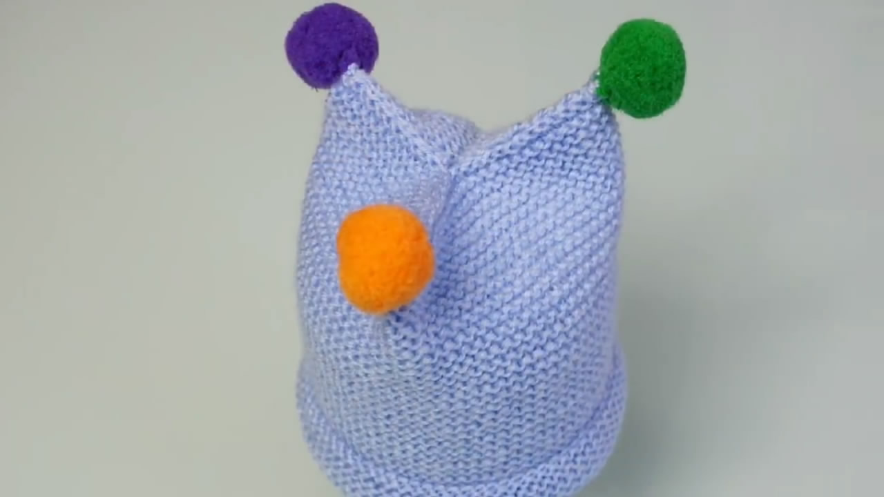 毛线手工编织婴儿帽,宝宝毛线帽钩织全过程