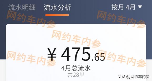 滴滴司机一个月流水15000,滴滴司机流水破500