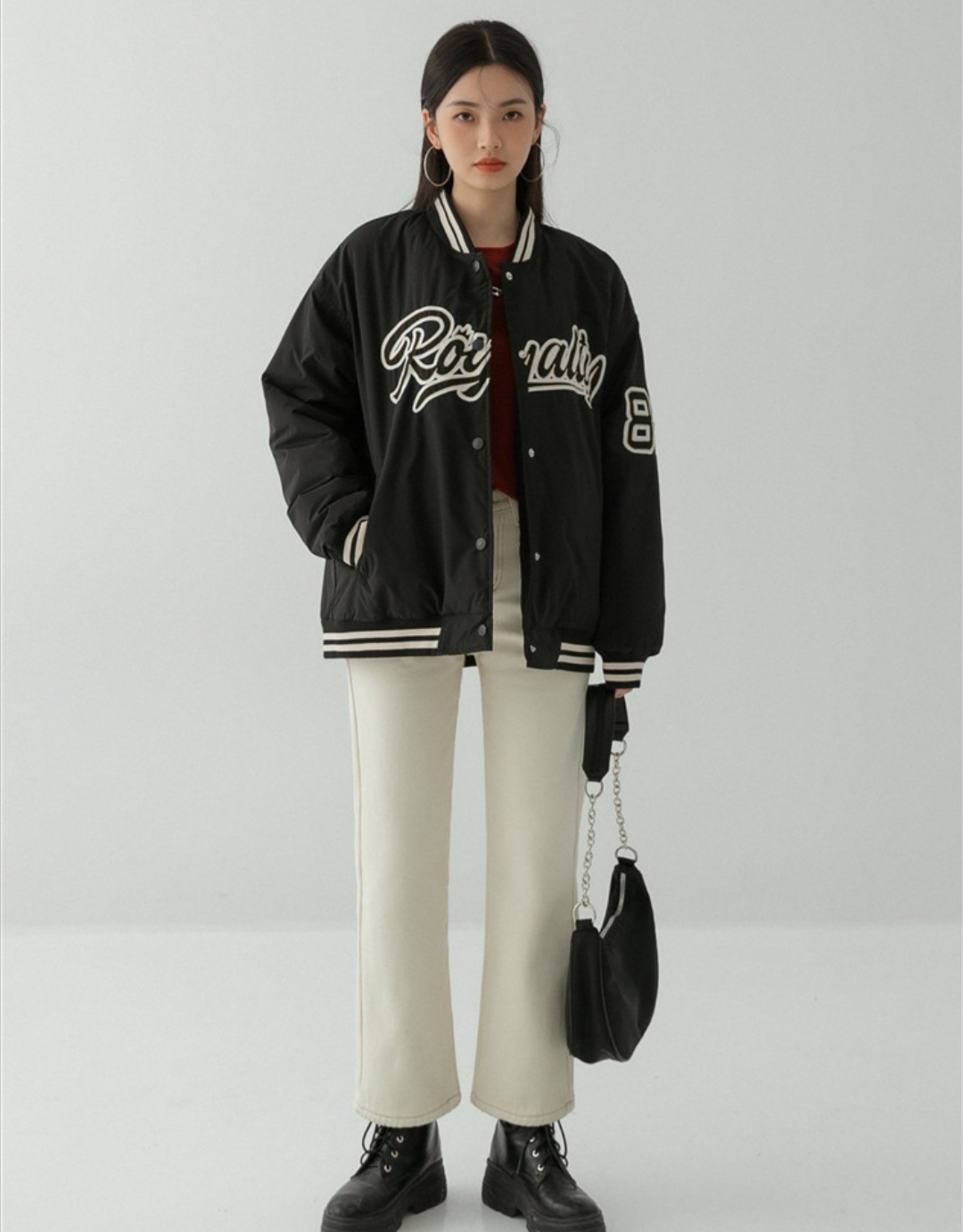 2020年超火棒球服,棒球服棉服穿搭