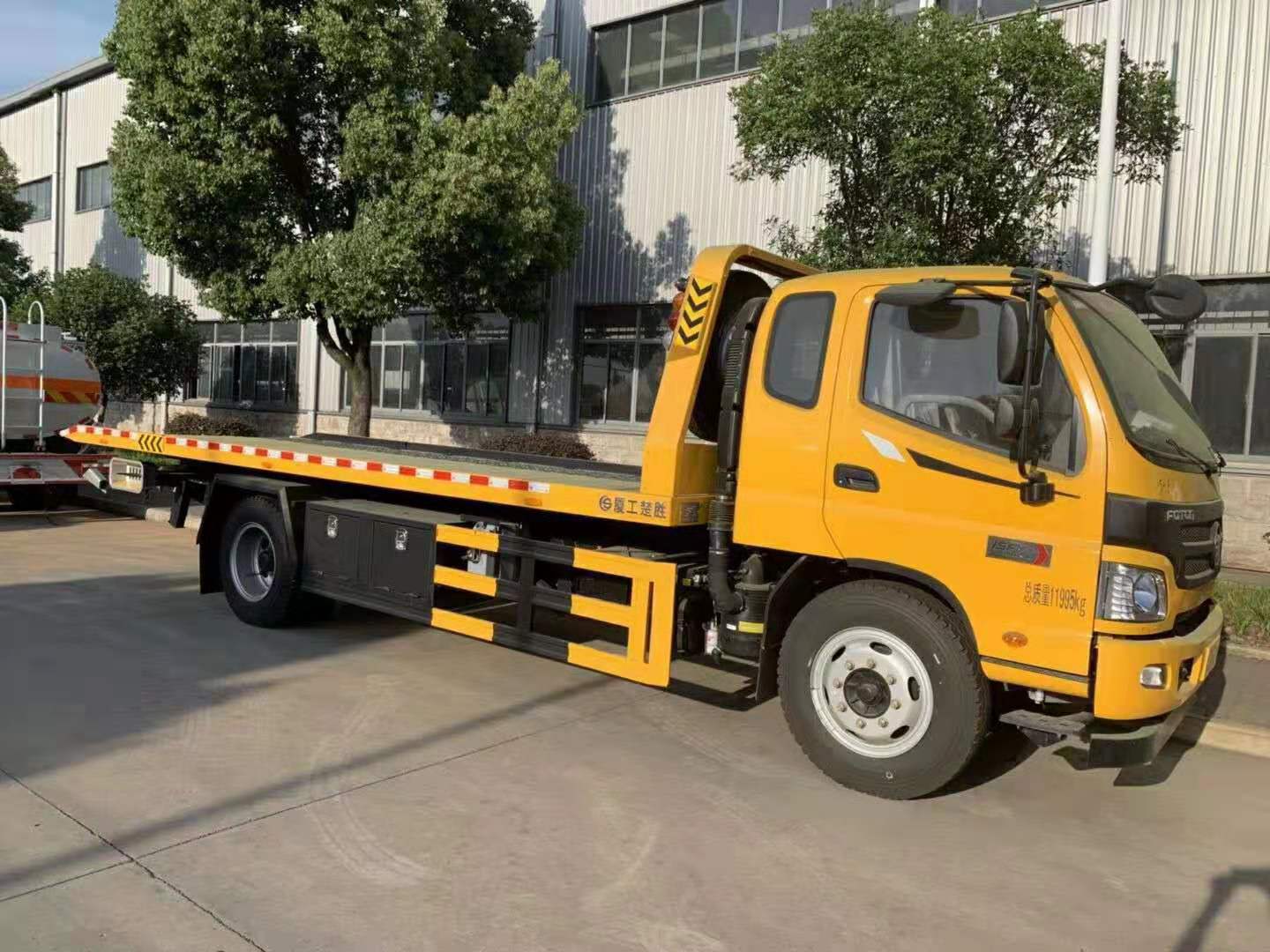 欧马可蓝牌平板清障车哪家质量好,欧马可蓝牌平板清障车