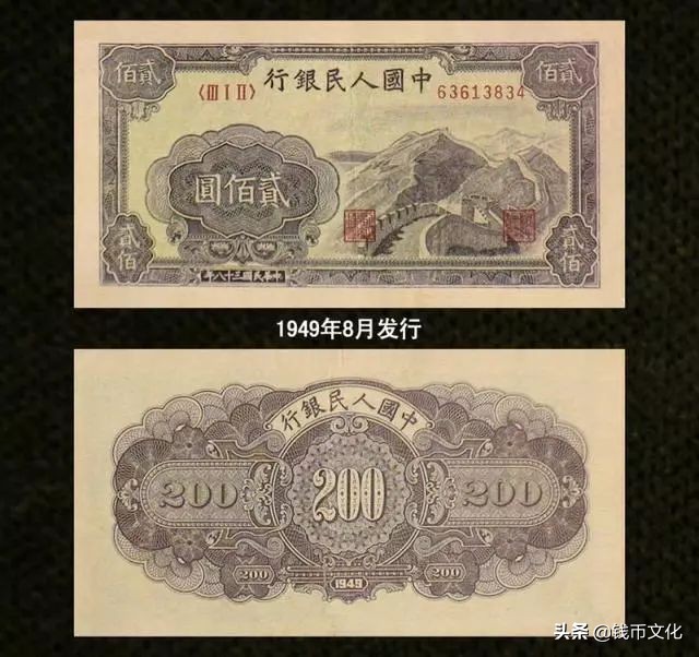 十大精美纸币图片大全,中国纸币图录书籍2023版