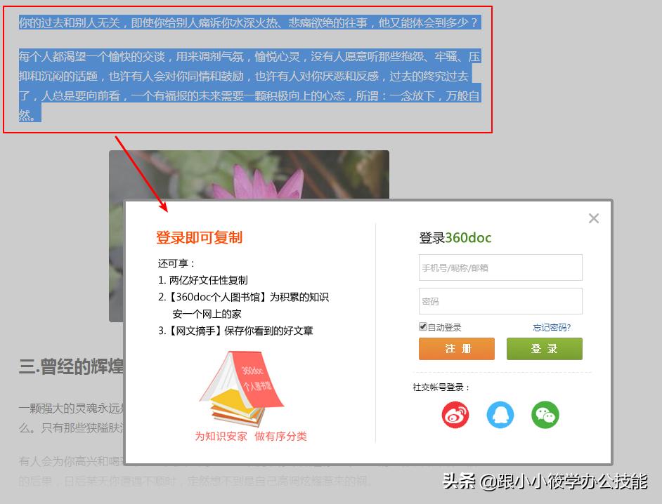 网页上不能选中的文本怎么复制,网页无法复制选中的文字怎么复制