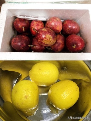 不带小青桔的百香果柠檬茶,制作百香果柠檬茶教程