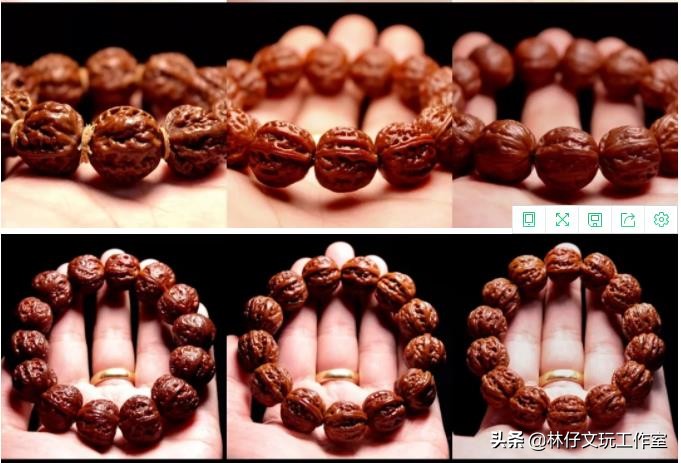 野生文玩小核桃手串,文玩小核桃手串正确盘玩方法