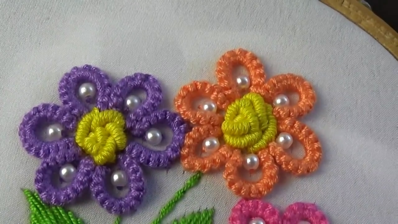 手推绣绣花新手入门教程,如何绣花简单又好学