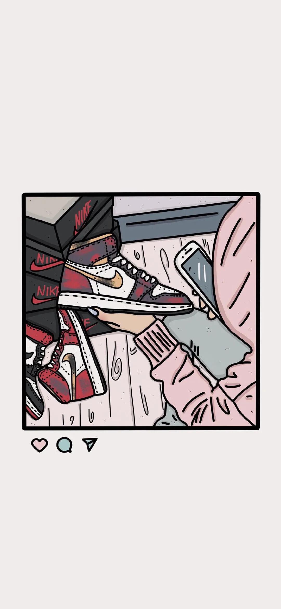 nike潮鞋系列dunk青花瓷效果图,nike穿搭潮鞋图集