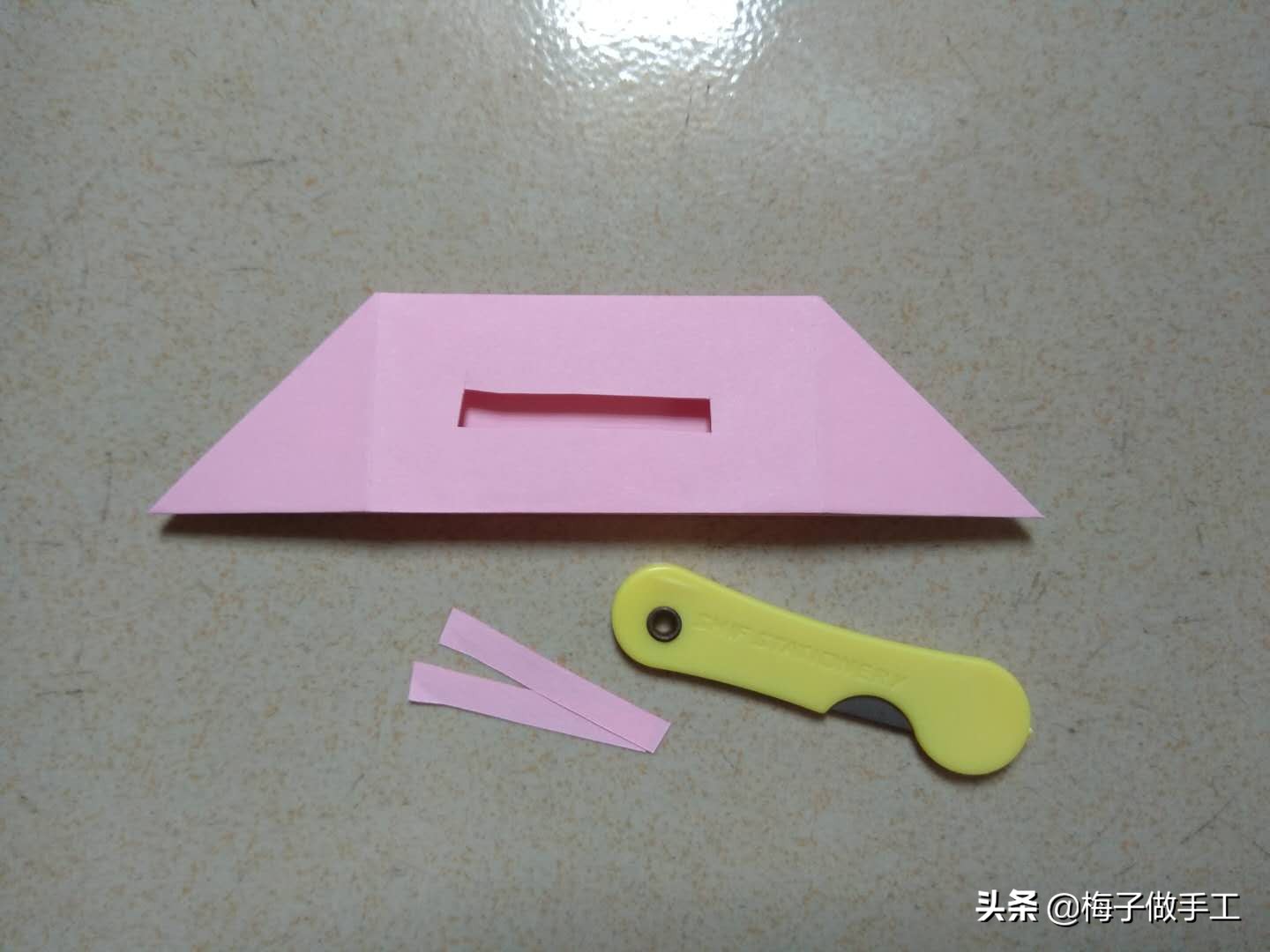 手工折纸抽纸盒教程简单,折纸手工大全折纸盒