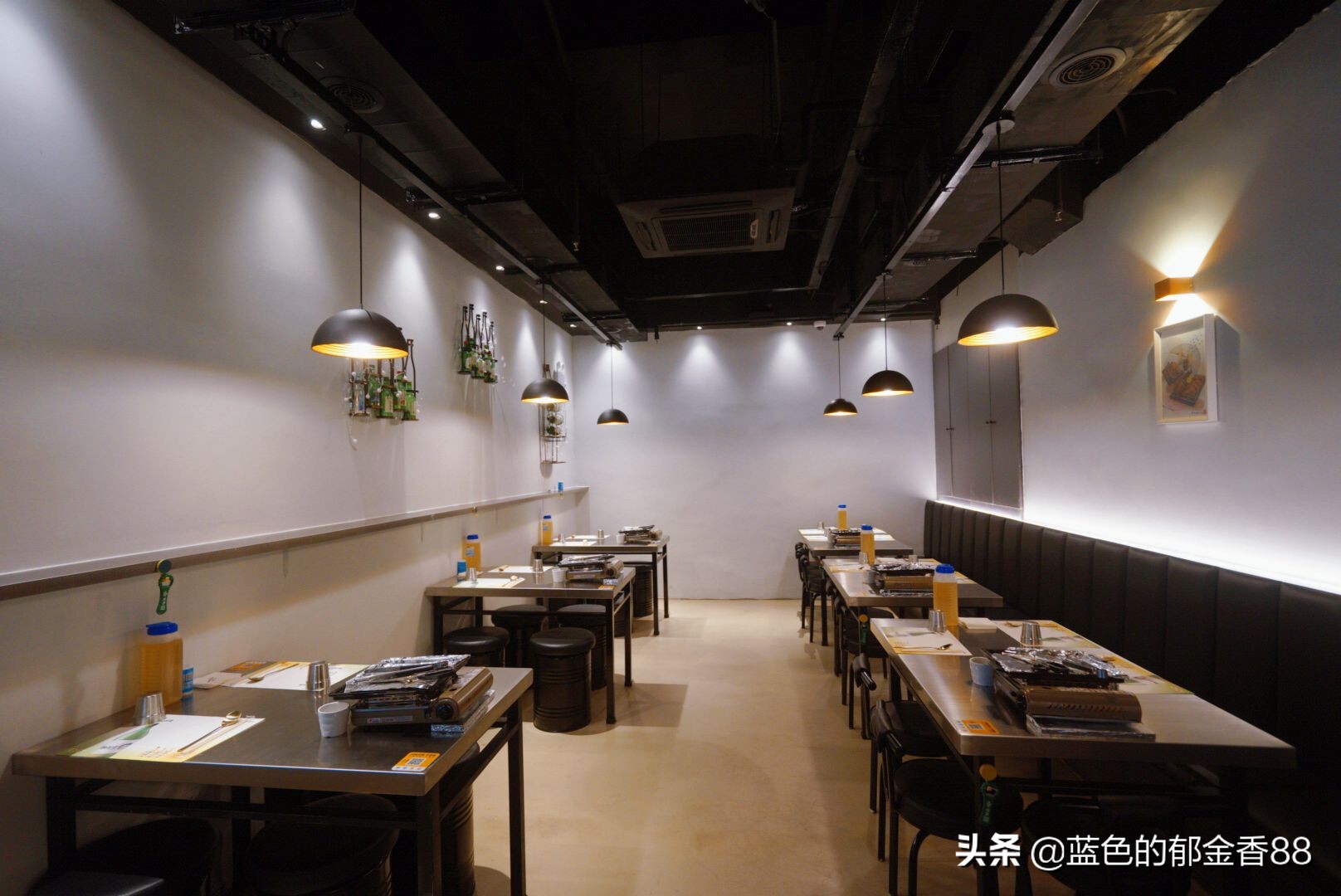 韩国传统烤肉店服务员,在中国去韩国烤肉店说韩语点餐