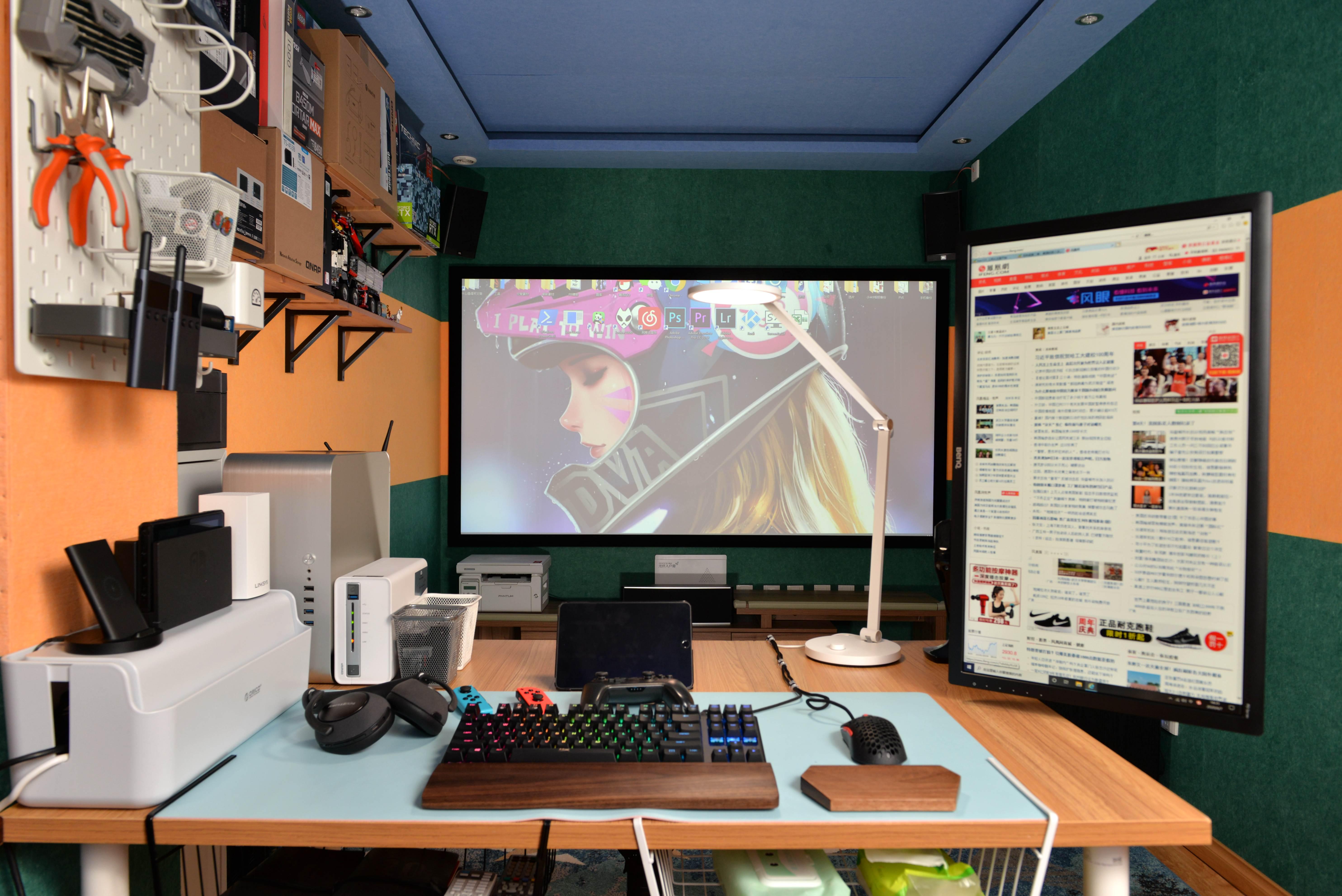 数十款桌面神器，打造100寸娱乐桌面，投影与显示器的完美结合