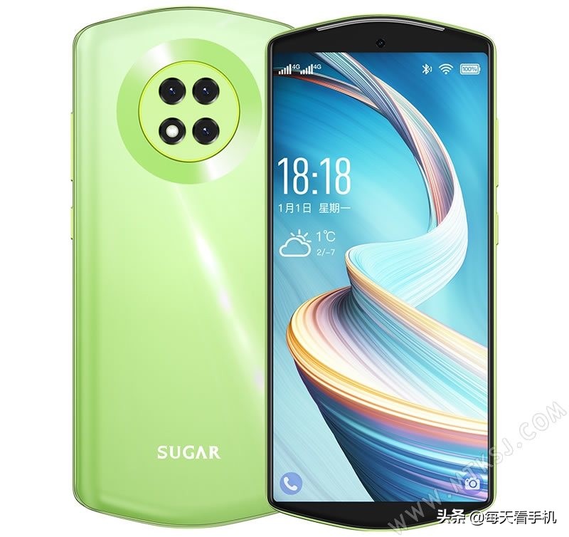 外观设计高度参考美图手机！糖果K50 Pro上市