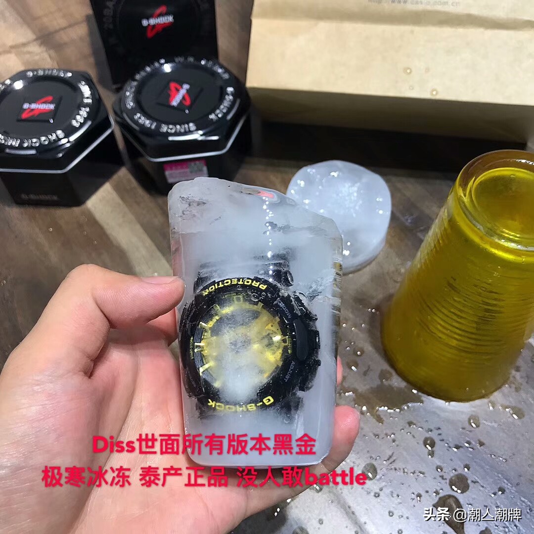 卡西欧gshock黑金按键防水,卡西欧g-shock黑金防水实测