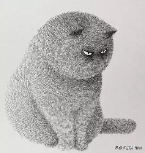 他用一支5块钱的针管笔“撸猫”，17万网友直呼：这猫要活了