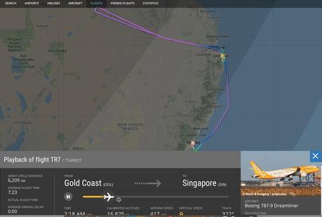 新加坡酷航迫降,万米高空飞机返航
