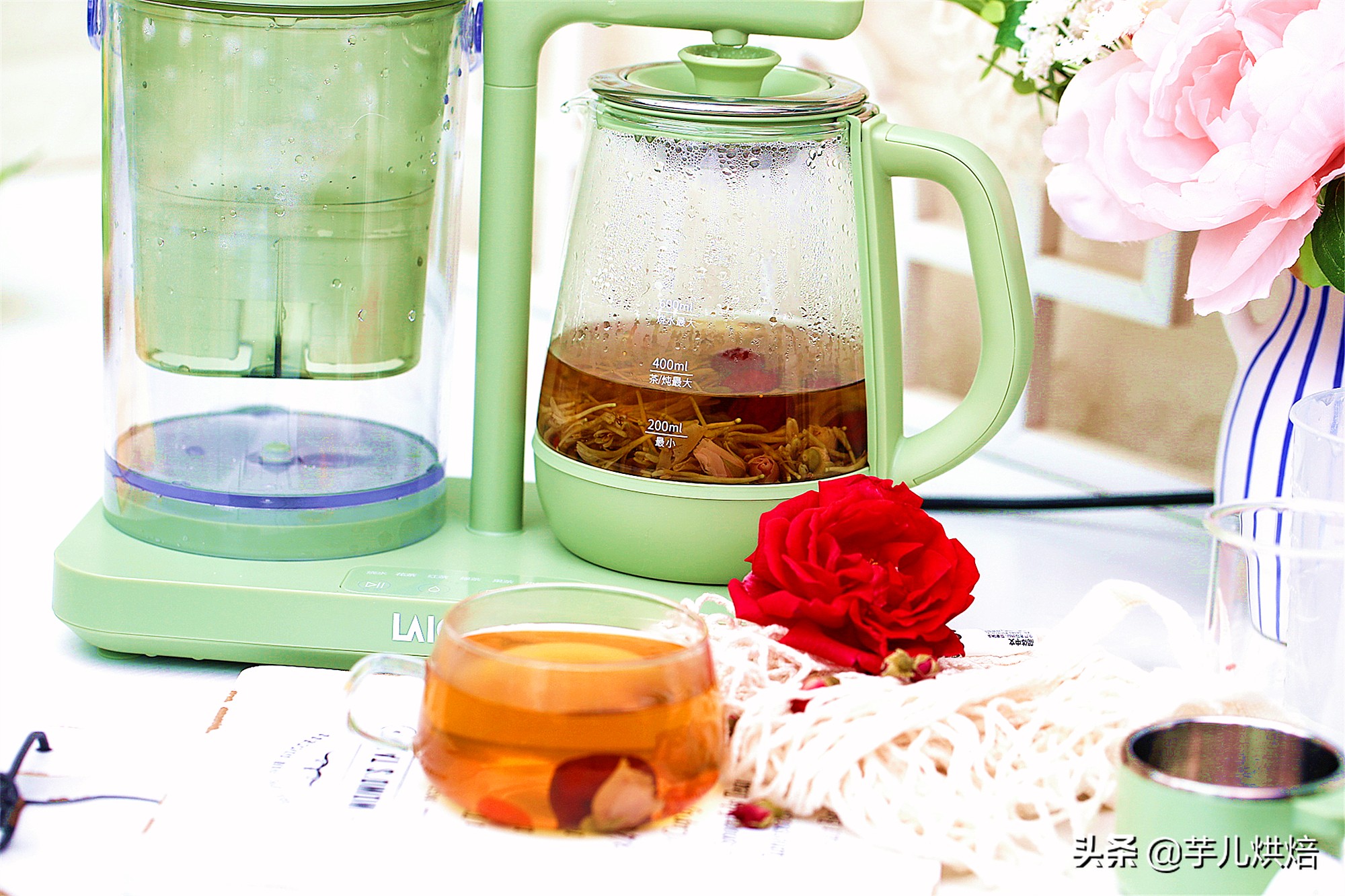 什么花茶煮着好喝又满屋茶香,夏日自制茉莉花茶茶饮