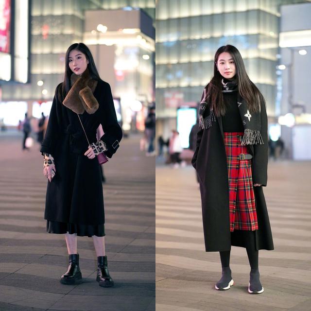 经典黑色大衣怎样搭,黑色大衣的各种穿搭介绍