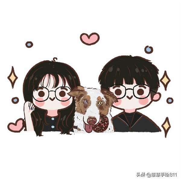 卡通头像女生简单可爱图文,卡通手绘可爱头像女生