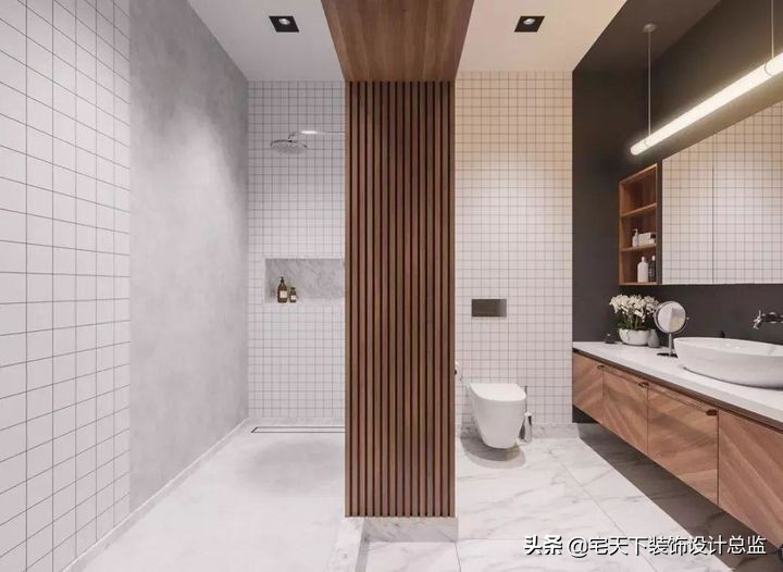 卫生间装修的黄金尺寸,长方形酒店卫生间最佳布局图