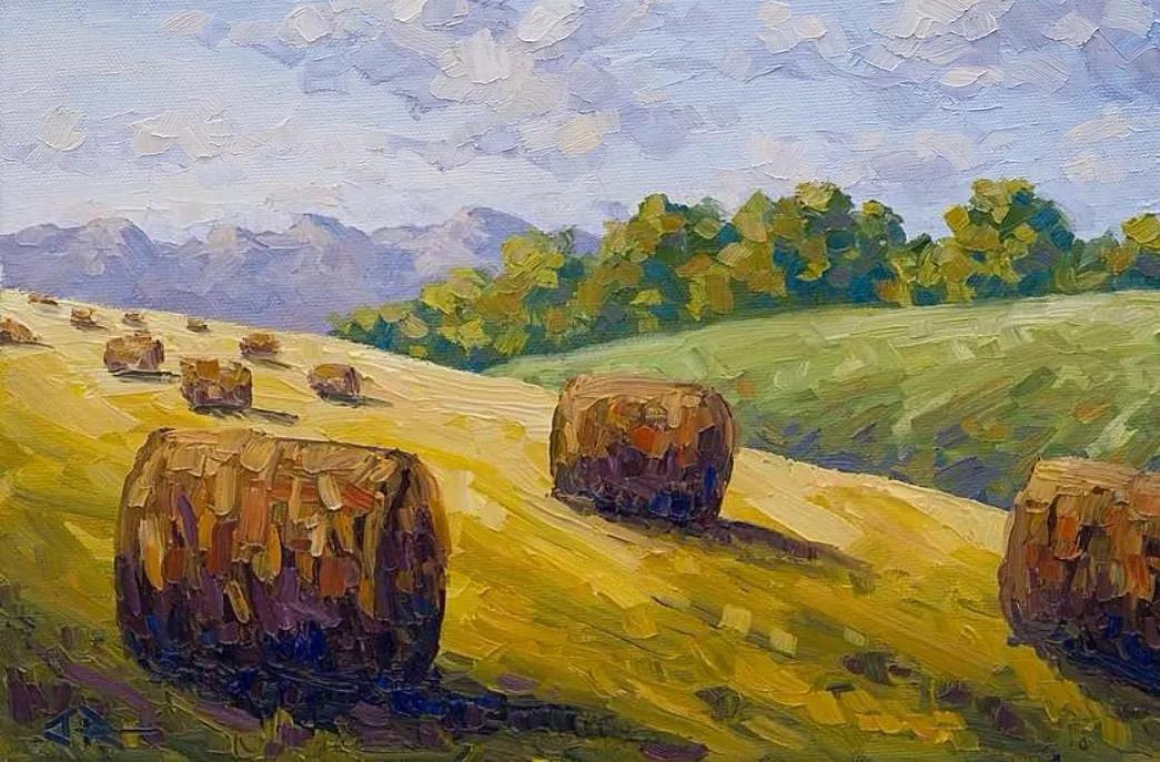 唯美壮丽的印象派风景油画,意境优美的古典风景油画欣赏