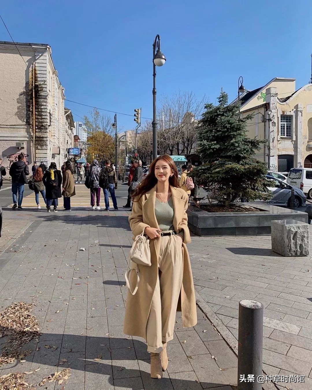 长皮衣外套女怎么穿好看,肥大的外套怎么穿好看