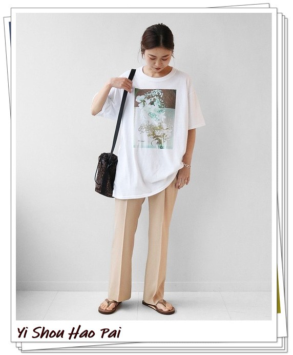 米色百搭裤子,万能百搭的裤子颜色秋冬