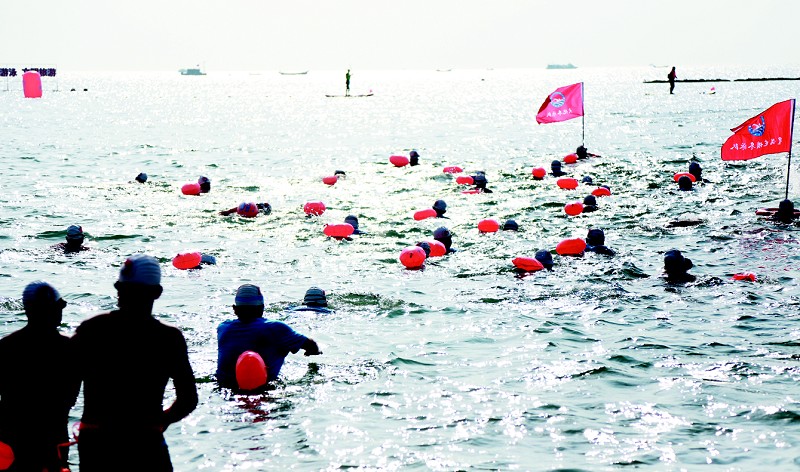 大连冬泳锦标赛,大连市冬泳开幕式