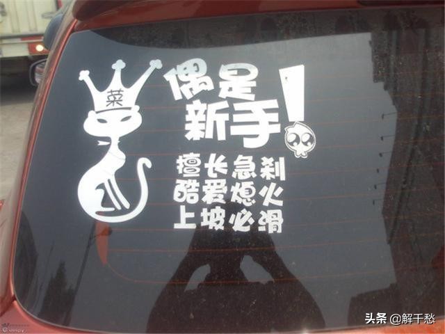 幽默的车贴,幽默风趣的车贴语