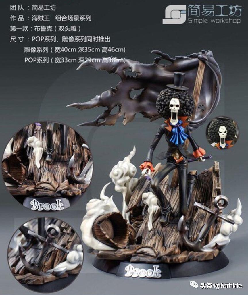 海贼王*布鲁克*模玩图鉴