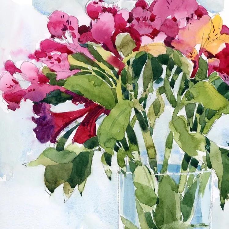 酣畅淋漓的水彩,酣畅淋漓水彩