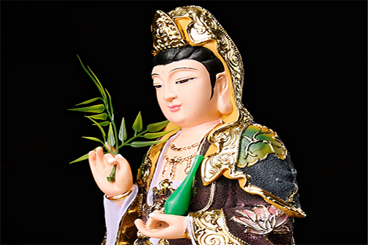 观音手里的杨柳枝样子,观音菩萨手执柳枝