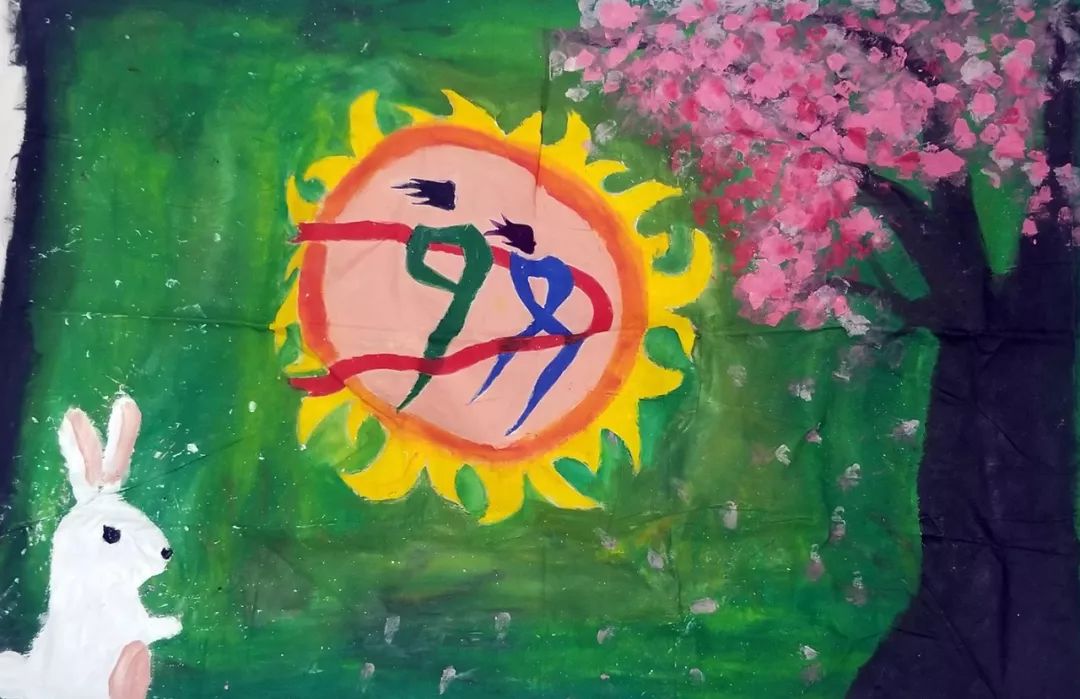 渭南初级中学：逆天了！这些队旗都是学生设计的