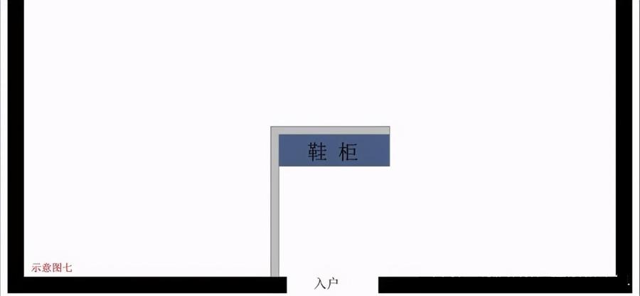 门左右两边没墙怎样做入户鞋柜,入户门左右两侧无墙体如何做鞋柜