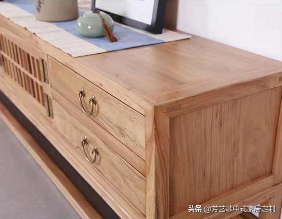 新中式家具客厅布置,新中式家具打柜子效果图