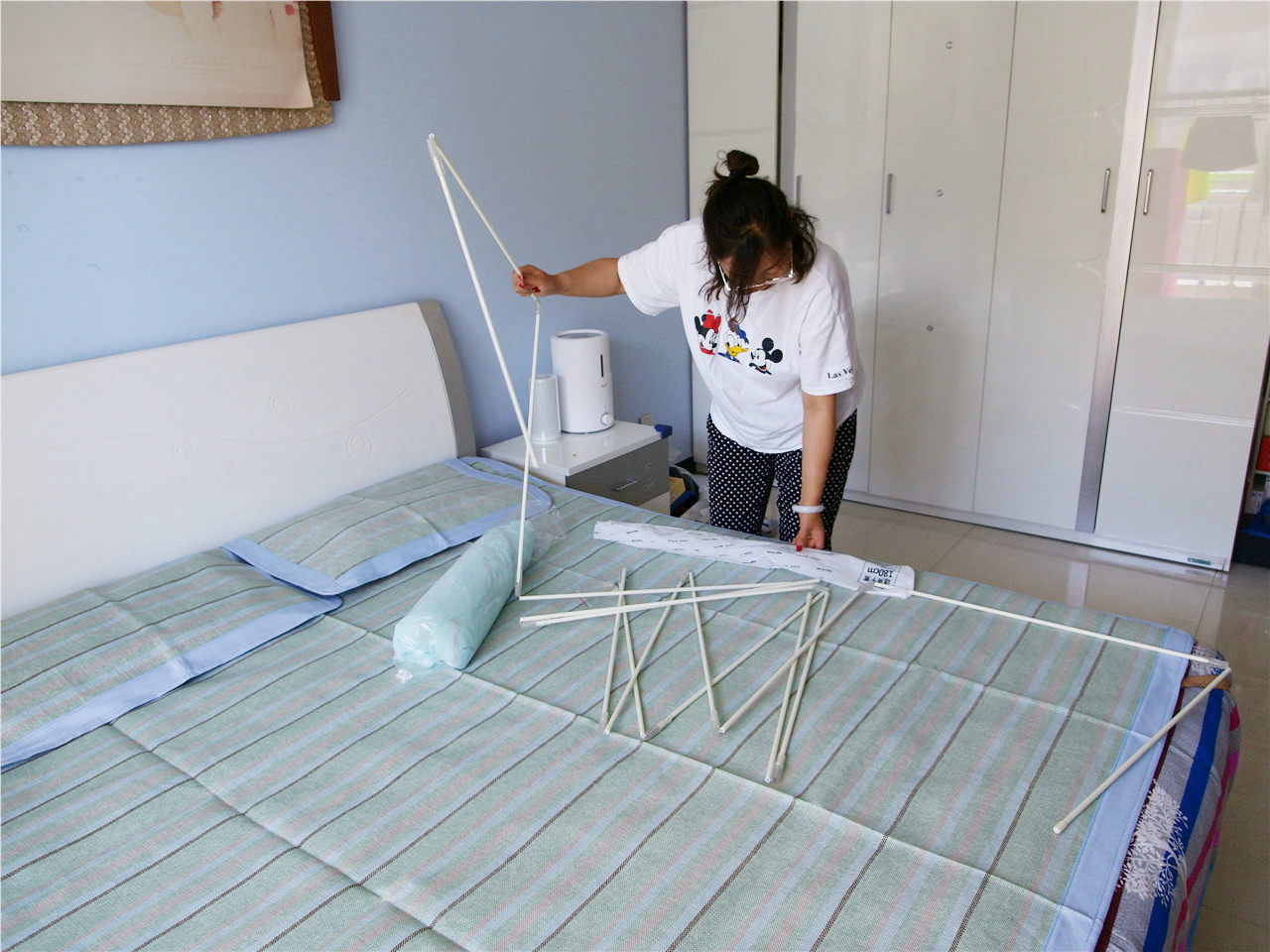 「超逸酷玩」有品COMOLIVING抗菌空调夏被凉席蒙古包蚊帐三件套