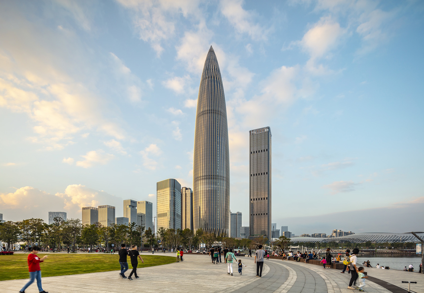 深圳华润春笋大厦最早效果图,深圳华润大厦原设计图