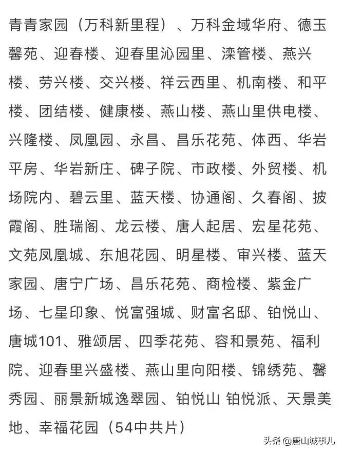 2018-2019唐山市中小学划片,2023年唐山初中学区划分