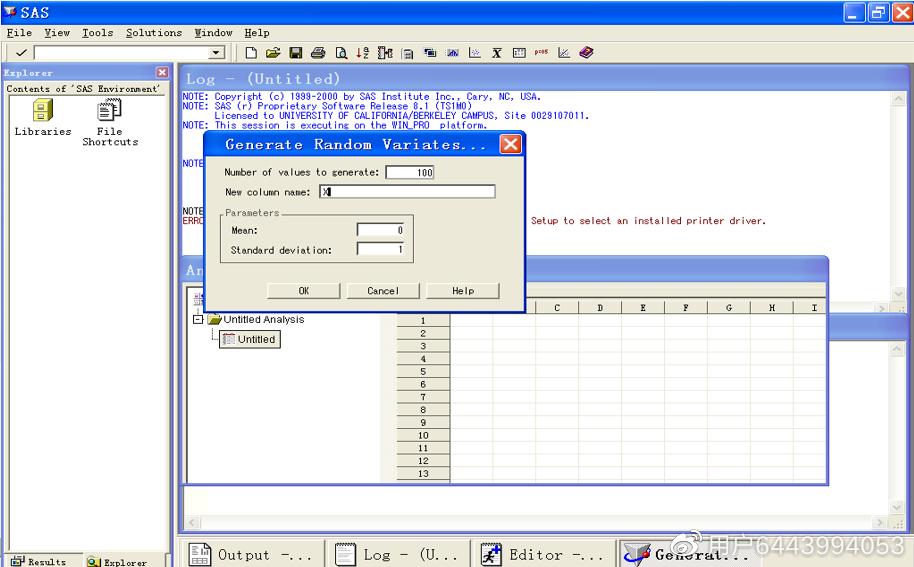 sas如何对已有的数据表分析,sas描述性统计分析案例