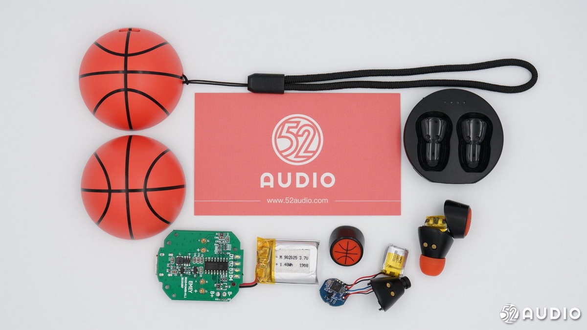 足球篮球蓝牙耳机拆解,足球款蓝牙耳机