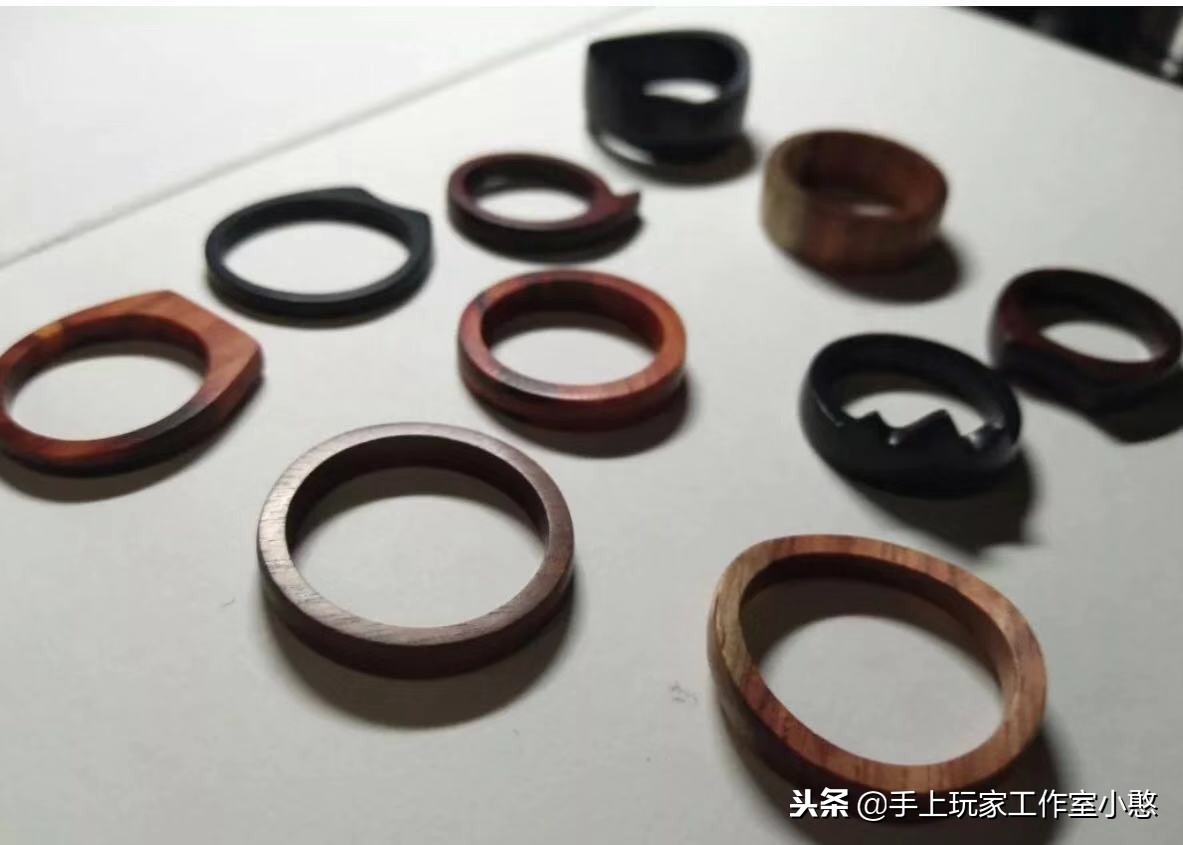 自制檀木戒指教程,手工檀木戒指图片大全