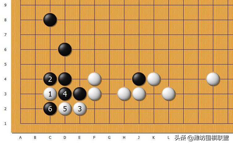「中盘战中的大官子」黑1立下，是逆先15目的大官子，记住就好