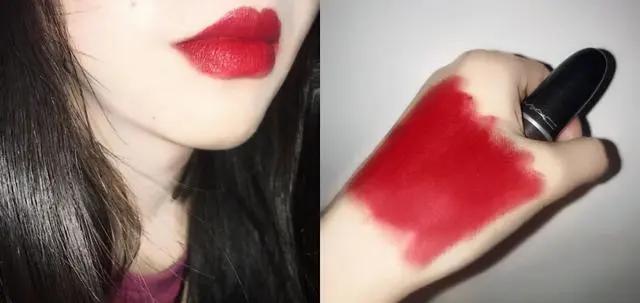 mac口红推荐rubywoo滋润款,mac316和rubywoo试色对比
