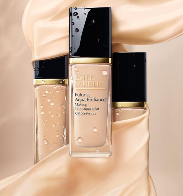 杨幂广告雅诗兰黛沁水粉底液,杨幂雅诗兰黛色号粉底液