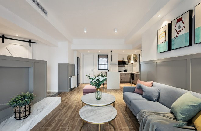 西安灞业大境户型图,灞业大境大开间装修效果图