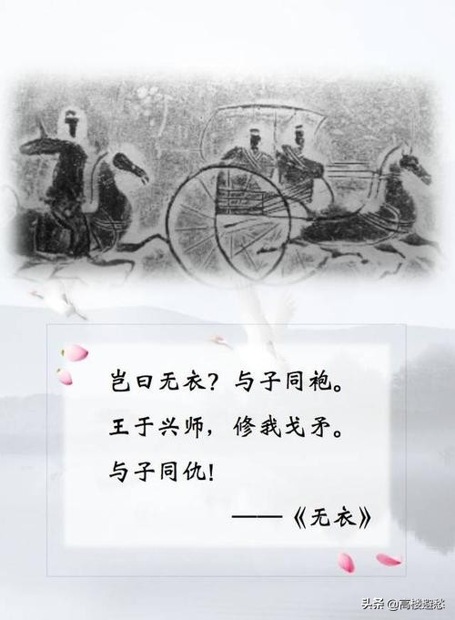 诗经秦风无衣赏析视频,无衣诗经翻译赏析