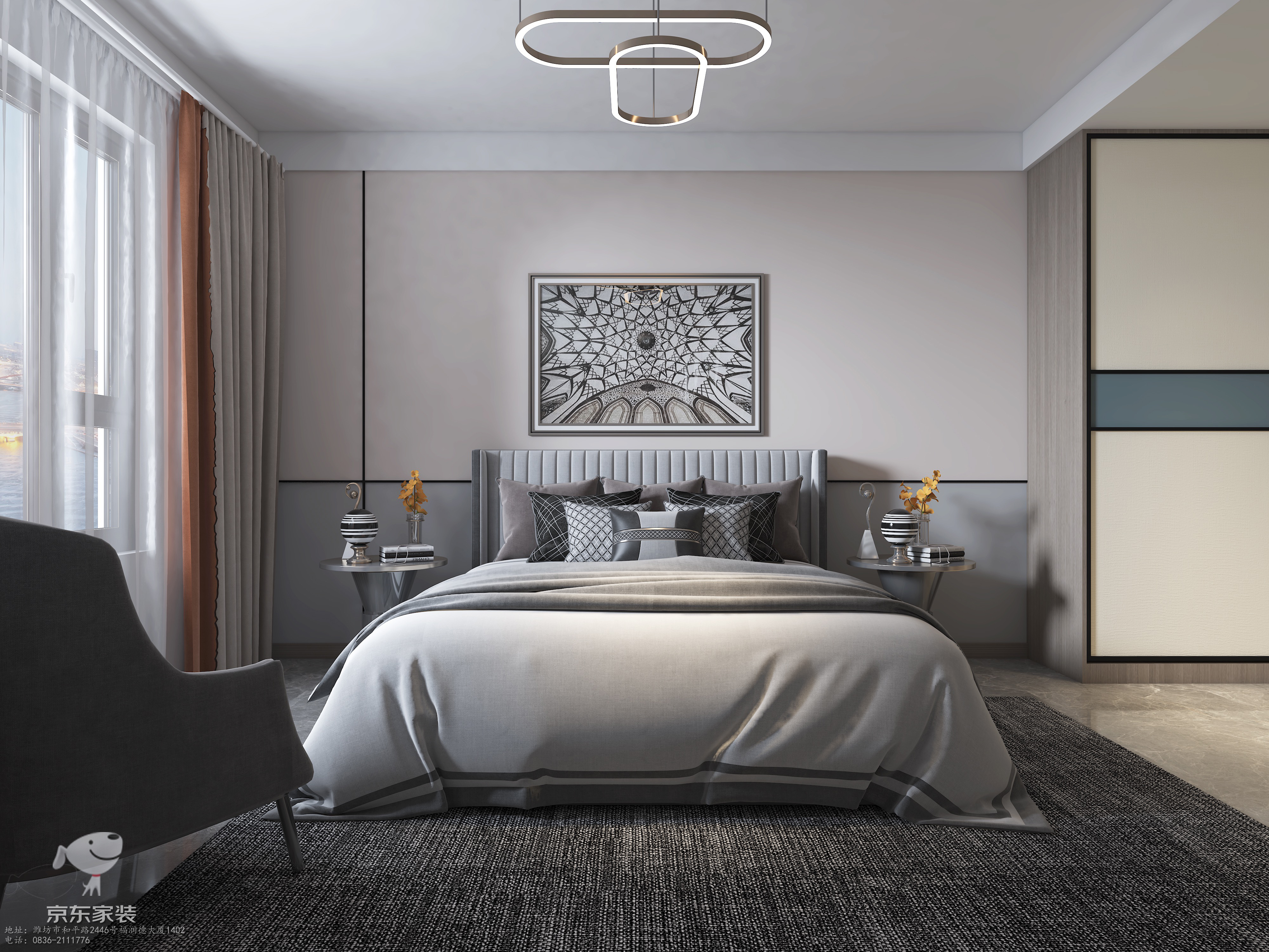 京东居家装修温州龙湾,京东装修样板房