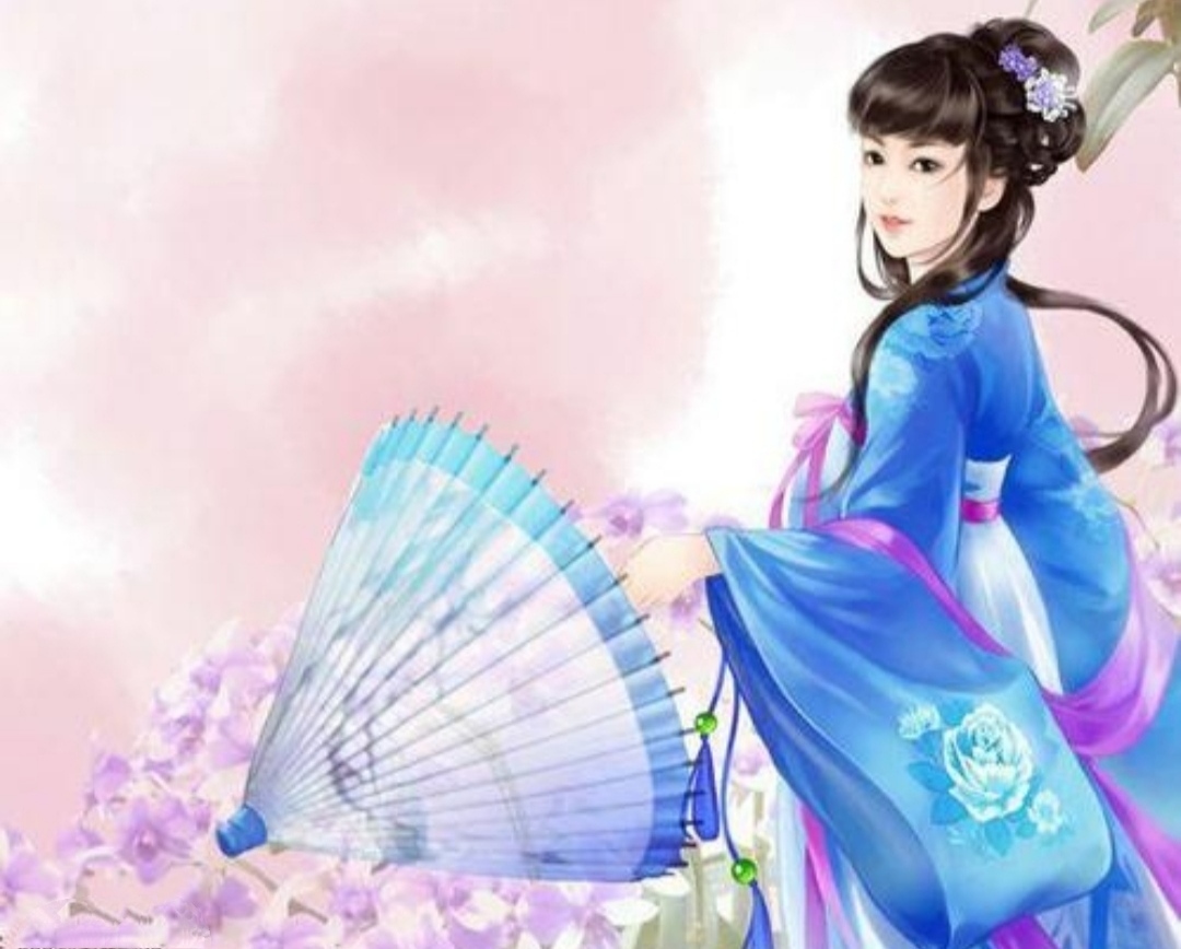 古风美女雨中撑伞唯美图片,唯美古风女生撑伞头像情侣