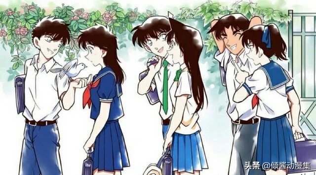 黑羽快斗工藤新一对比图,工藤新一黑羽快斗同样17岁