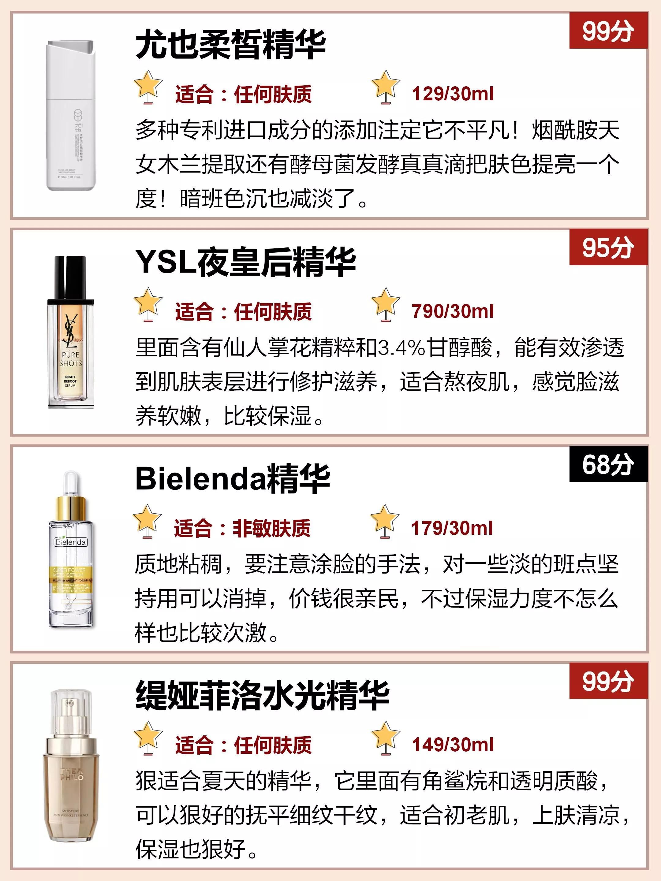 抗氧化提亮保湿抗老面部精华液,提亮肤色改善暗沉的精华液平价