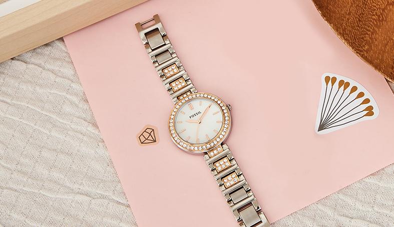 杨紫同款项链黑樱桃手表,ins风杨紫同款手表