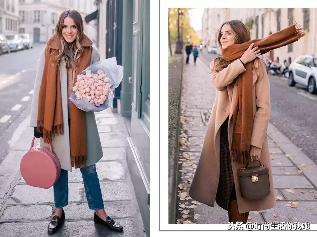你穿“大衣+围巾”的样子，帅呆了！
